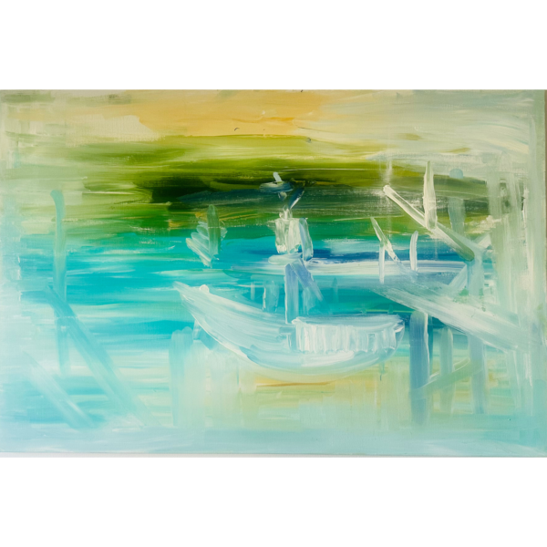 On the shore of a lake, Vessel On the shore of a lake, Vessel